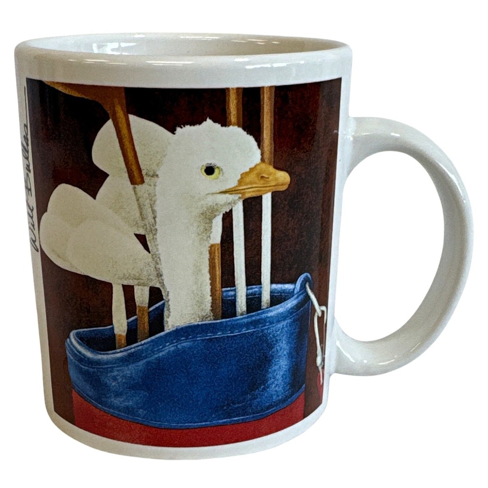 Will Bullas The Sand Trap Pro Golf Duck Coffee Mug Cypress Point Trading